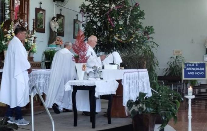 Missa do reencontro movimenta comunidade de Ervalzinho, em São João do Oeste