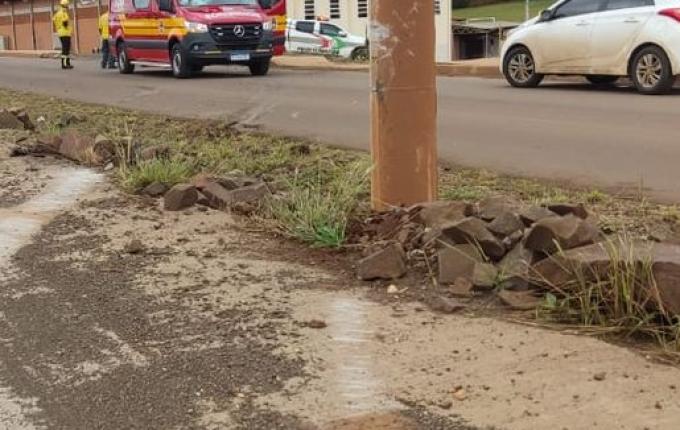 Saída de pista seguida de capotamento é registrado na BR 163 em Cedro