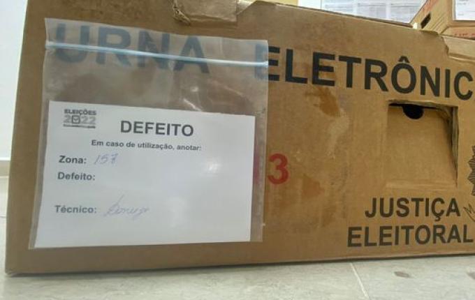 Erro na biometria faz urna ser substituída em SMOeste