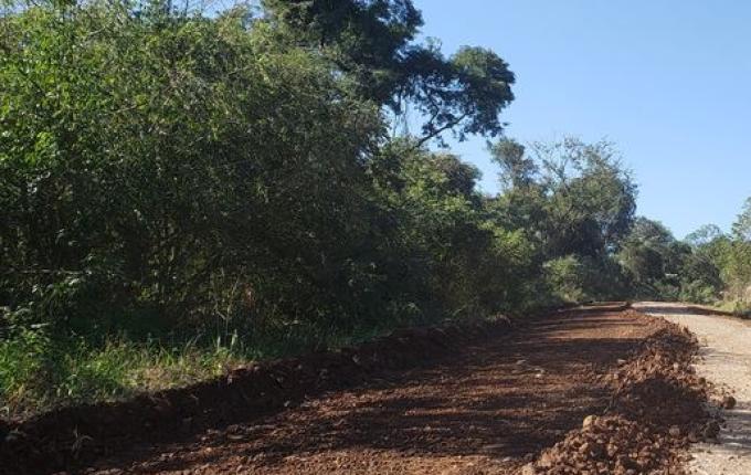 DTO de Iporã do Oeste trabalha na recuperação de estradas danificadas pelas chuvas