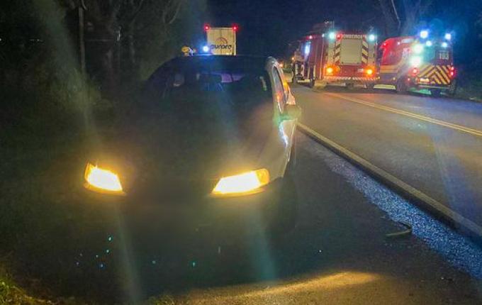 Condutor tem CNH apreendida após se envolver em acidente na BR-282