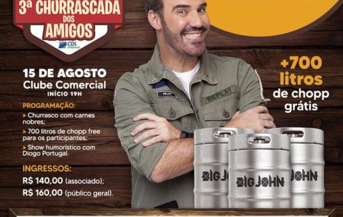 CDL promove 3ª Churrascada dos Amigos em São Miguel do Oeste