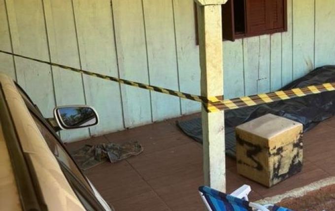 Homem é morto a tiros enquanto tomava chimarrão na área de casa, em Palmitos