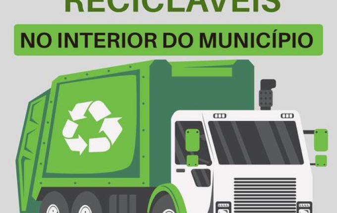 Guaraciaba inicia nova coleta de recicláveis no interior a partir desta segunda