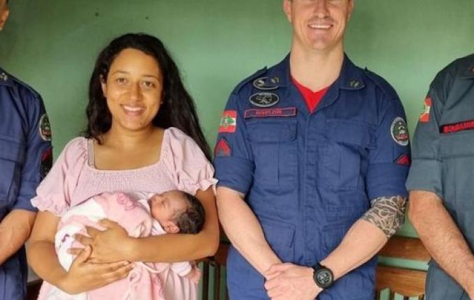 Parto emergencial é realizado pelo Corpo de Bombeiros de Iporã do Oeste