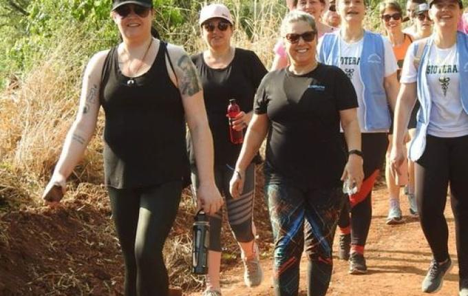 Todas as vagas são preenchidas para a Caminhada da Primavera em SMOeste