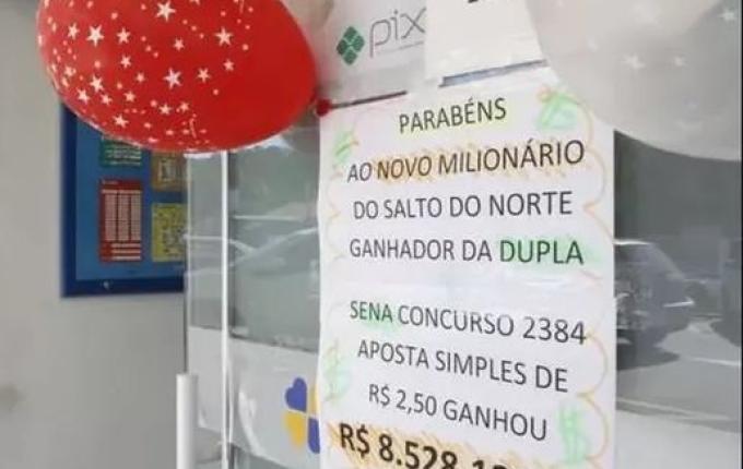 Ganhador de R$ 51,8 milhões na Mega-Sena em SC retira prêmio