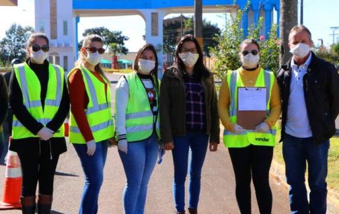 Trabalhos de fiscalização na barreira sanitária de Palma Sola são encerrados