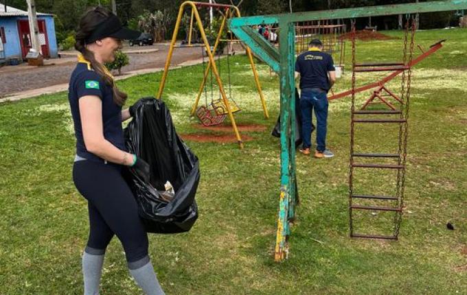 Mutirão do Dia Mundial da Limpeza mobiliza voluntários em São Miguel do Oeste