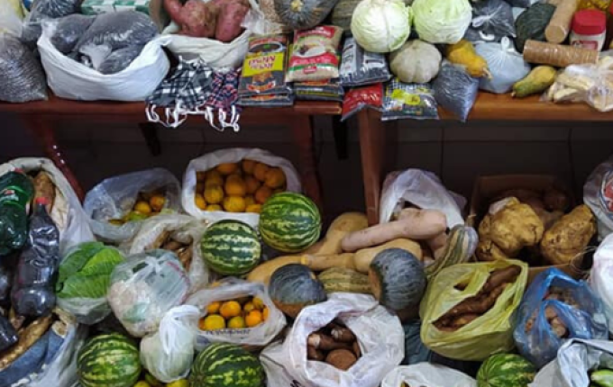 Sintraf arrecada mais de uma tonelada de alimentos em Dionísio Cerqueira