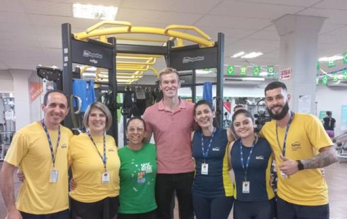 Sesc realiza palestra com Jogador migueloestino Douglas Grolli