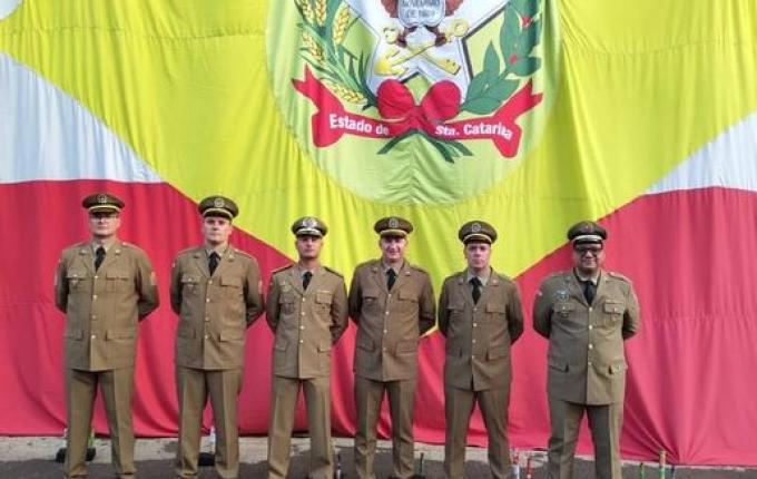 Quatro policiais militares de São Lourenço do Oeste se formam sargentos