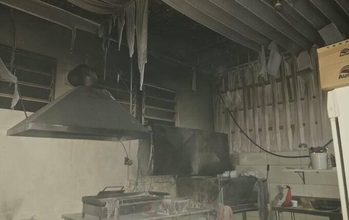 Incêndio atinge cozinha de restaurante no Centro de São José do Cedro