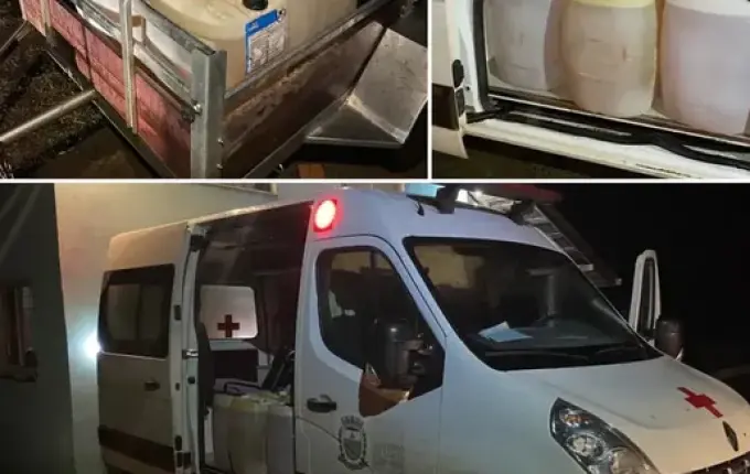 Motorista de ambulância é preso após furtar combustível de prefeitura em SC