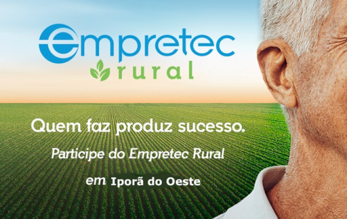 Primeiro seminário Empretec Rural será realizado em novembro, em Iporã do Oeste