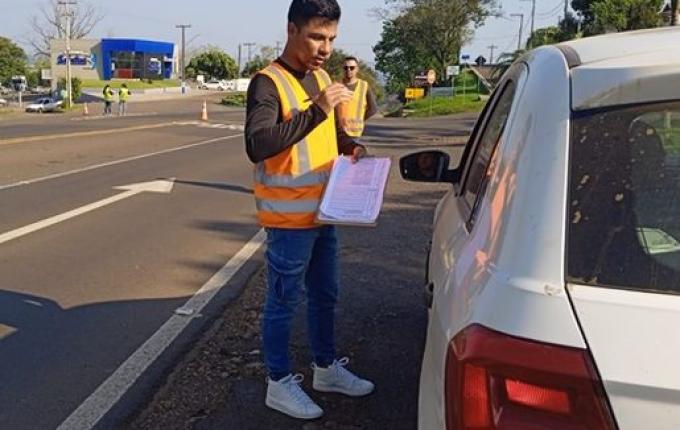 Pesquisa sobre fluxo de veículos na SC 163 projeta investimento em infraestrutura na região