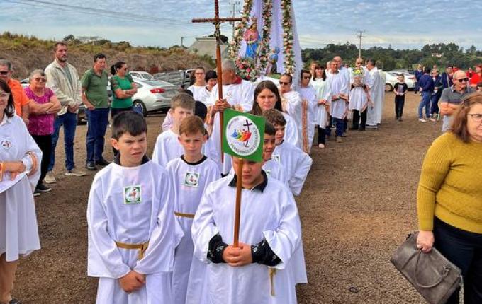 Romaria de Nossa Senhora do Caravaggio reúne cerca de 4 mil fiéis em Guaraciaba