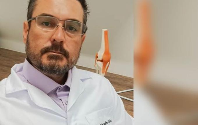 Morre aos 45 anos o médico ortopedista Alexandre Ogliari, em São Miguel do Oeste