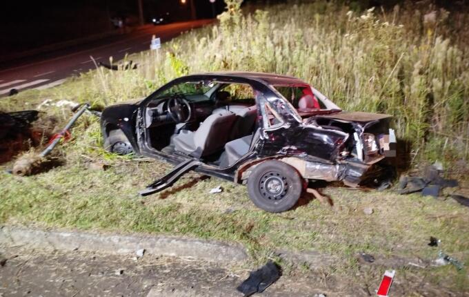 Colisão entre dois veículos deixa jovem ferido em Maravilha