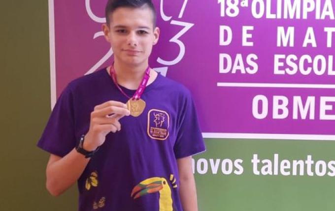Itapiranguense conquista medalha de ouro na OBMEP