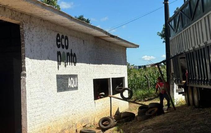 Ameosc destina mais de 1,7 mil pneus recebidos no Ecoponto para reciclagem