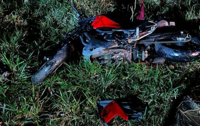 VÍDEO: Motociclista fica gravemente ferido em acidente na SC 482, em Barra Bonita