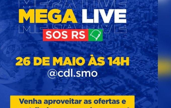 CDL São Miguel realizará live solidária em prol do RS