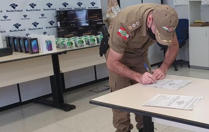 Receita Federal realiza doação de equipamentos para a Polícia Militar Ambiental