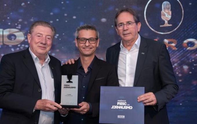Peperi conquista primeiro e segundo lugar no prêmio Fiesc de Jornalismo