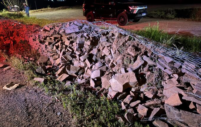 Acidente na BR-163 deixa motorista ferido em São Miguel do Oeste