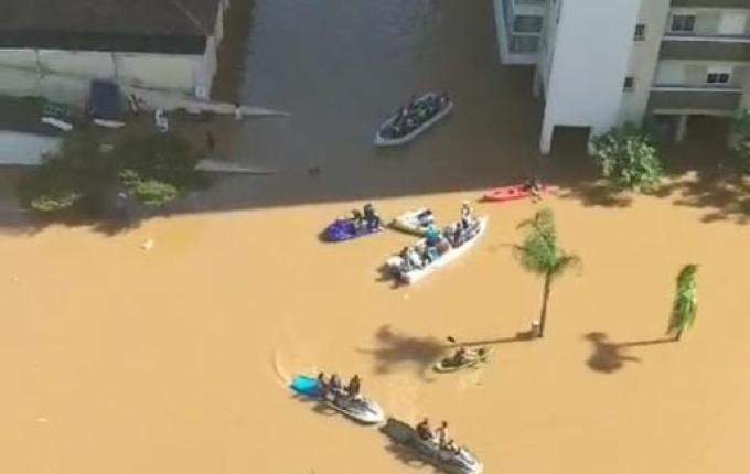 Cedrense relata momentos vividos durante enchente no Rio Grande do Sul