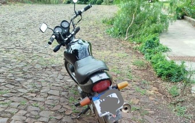 Motocicleta furtada é encontrada pela PM em SMO