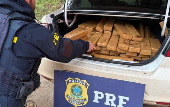 PRF apreende mais de 350 quilos de maconha em duas ocorrências no Oeste