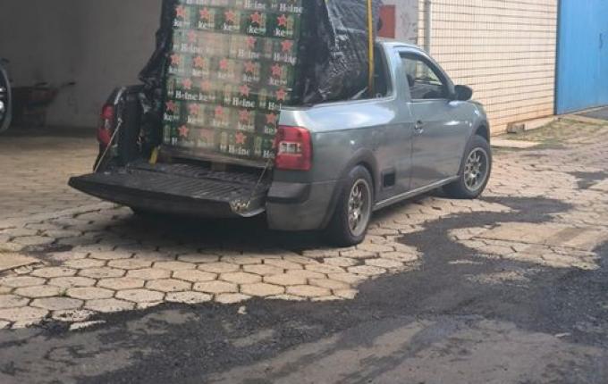 Polícia apreende carga de cerveja sem nota fiscal em Dionísio Cerqueira