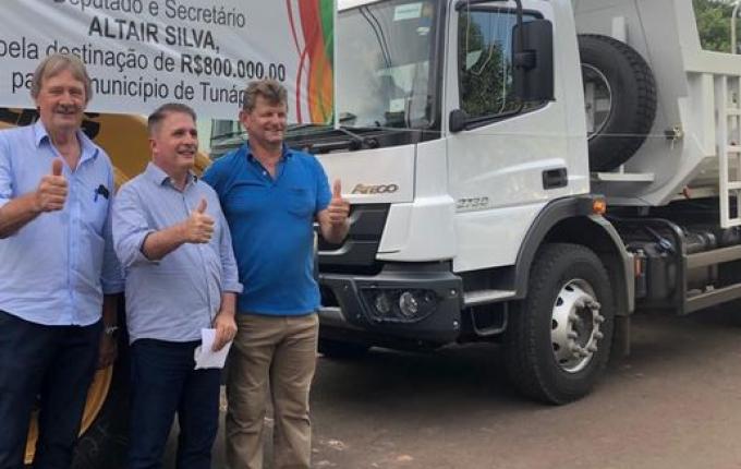 Prefeitura de Tunápolis fará entrega de cinco máquinas novas