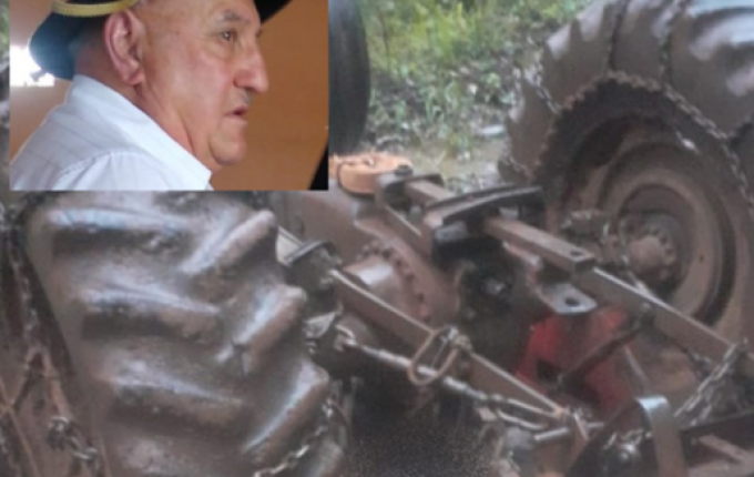 Identificado o agricultor que morreu esmagado por trator no Oeste de Santa Catarina