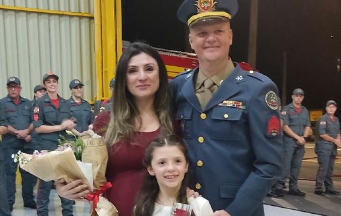 Quartel dos Bombeiros de SJCedro promove solenidade para troca de Comando