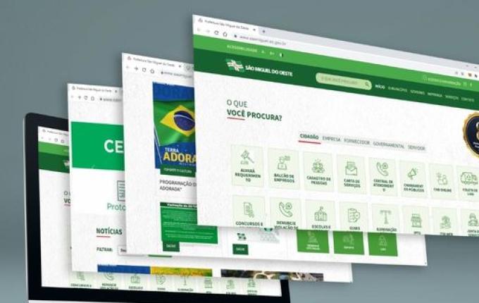 Prefeitura de SMOeste lança novo site e novo Portal da Transparência