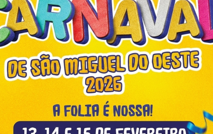 São Miguel do Oeste anuncia Carnaval 2026 com foco na cultura e participação popular