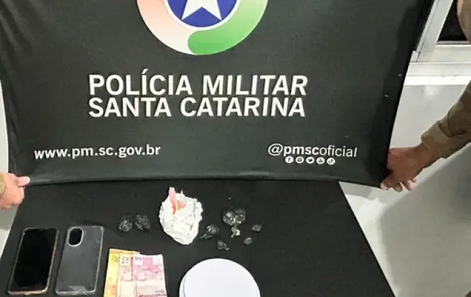 Homem é preso por tráfico de drogas com cocaína em São Miguel do Oeste