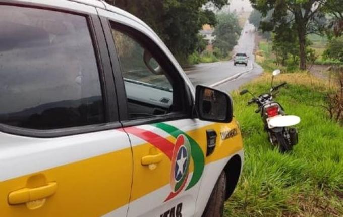 Polícia Rodoviária localiza moto que havia sido furtada