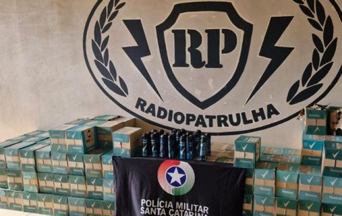 Carga de desodorantes avaliada em R$ 38 mil é apreendida em Maravilha