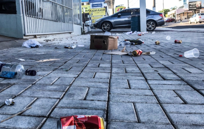 Mais de 120 pessoas já foram flagradas consumido bebidas alcoólicas em SMOeste