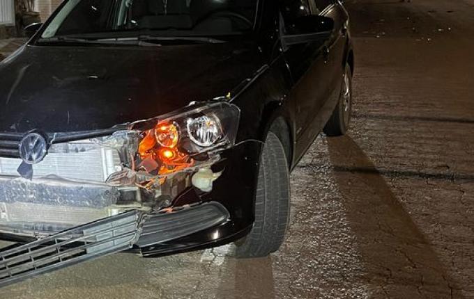 Motociclista fica ferido após colisão com carro em Descanso