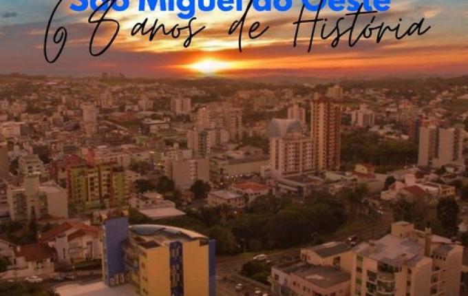 São Miguel do Oeste completa 68 anos de emancipação