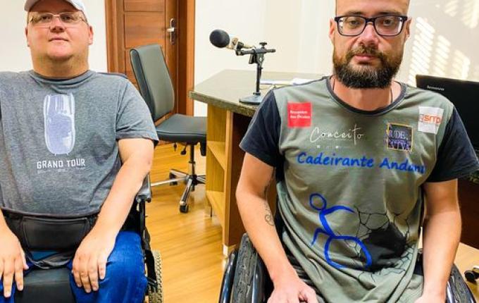 Dupla de cadeirantes organiza evento em alusão ao Dia da Pessoa com Deficiência