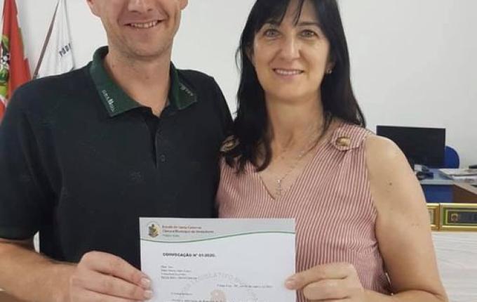 Suplente assume cadeira no legislativo por um ano em Palma Sola