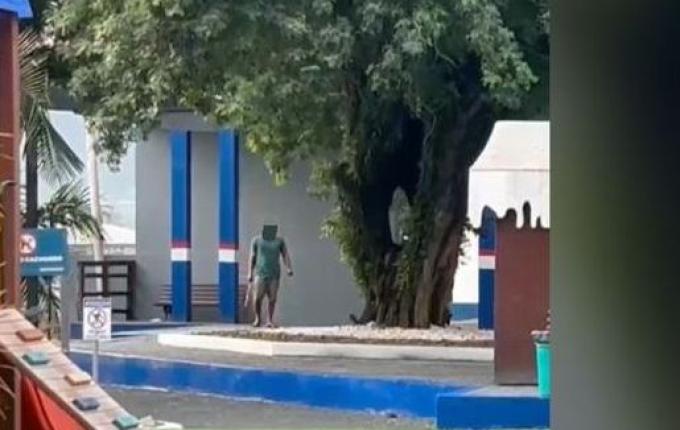 Confira o momento em que homem é baleado por policiais em Guaraciaba