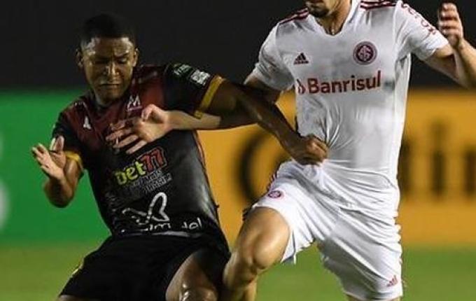 Inter dá vexame, perde por 2 a 0 para o Globo e é eliminado da Copa do Brasil