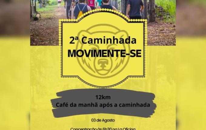 Lá Oficina promove a 2ª caminhada movimente-se em São José do Cedro com foco na saúde integral